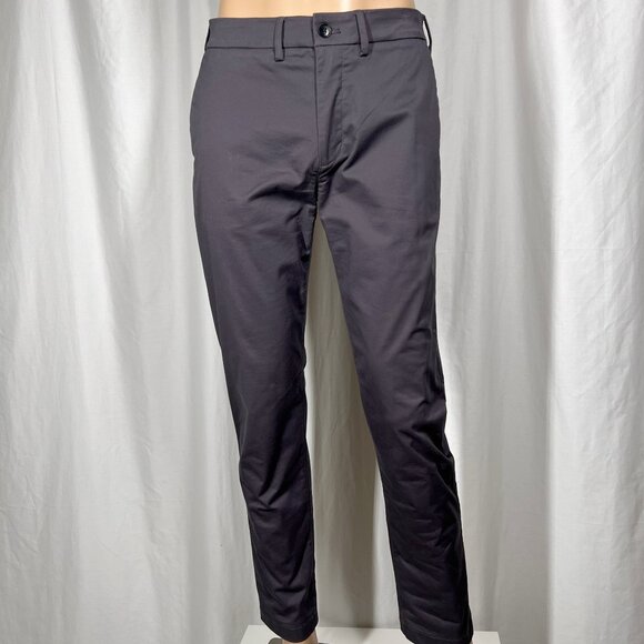 Express Other - Express Men 30WX32L Purple Gray Stretch Casual Cotton Blend Slim Fit Chino Pants